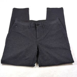 Chico's grey knit pants jeans .5 short 4-6 Petite EUC